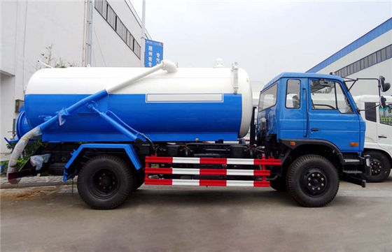 10000liters Sewage Cleaning Tank Truck for Urban Septic Sewage Suction Vehicle Fecal Sucking Truck