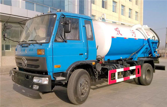 10000liters Sewage Cleaning Tank Truck for Urban Septic Sewage Suction Vehicle Fecal Sucking Truck