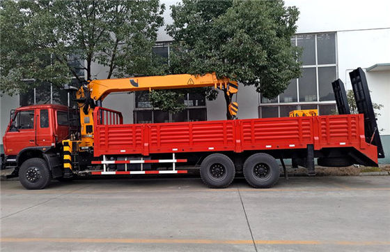 Dongfeng 6X4 Truck Mounted Telescopic Crane 12 Ton XCMG Telescoping Boom Crane
