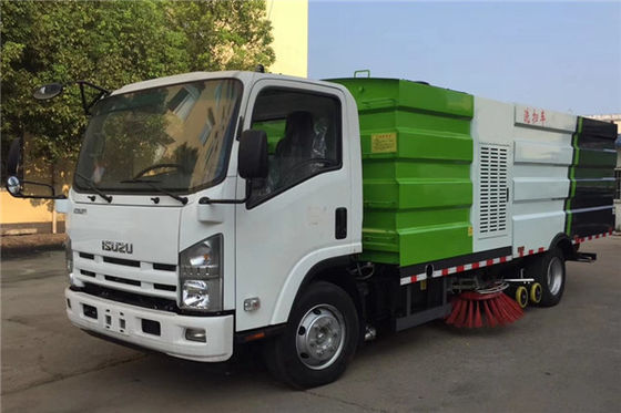 ISUZU 4x2 Stainless Steel Road Sweeper Street Sweeper Street Cleaning Machine Sweeper Truck
