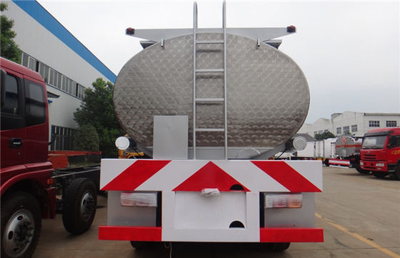 50000 Liters Oil Fuel Delivery Truck Transportation Tank , Fuel Tank Semi Trailer