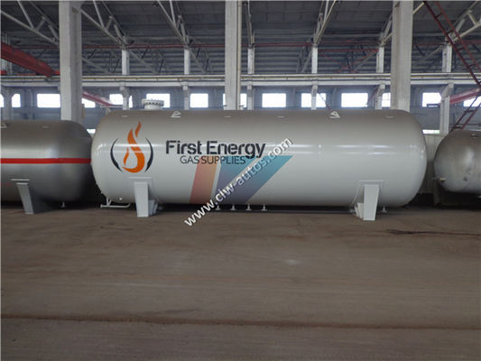 Carbon Steel 50000L LPG Gas Tanker Truck / LPG Storage Tanker Bulk For Ghana