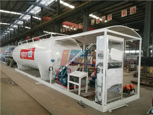 Carbon Steel 40000 Liters 20MT LPG Gas Storage Tank Cooking Gas Filling Station