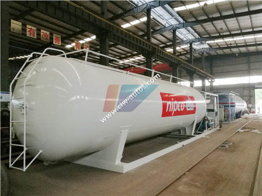 Carbon Steel 40000 Liters 20MT LPG Gas Storage Tank Cooking Gas Filling Station