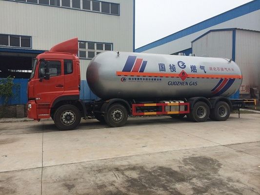 JAC 8*4 34.5cbm LPG Tank Dispenser Truck 17 Tons 18 Ton With Gas Filling Machine