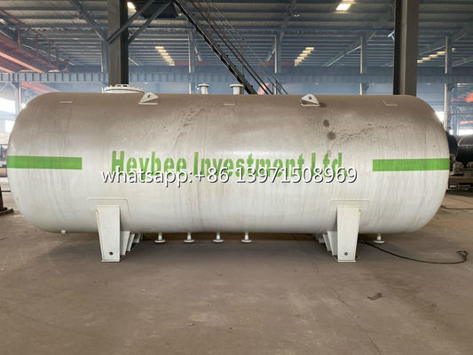Pressure Vessel 45cbm Cylinder Refilling LPG Gas Storage Tank 15 Years Life Time