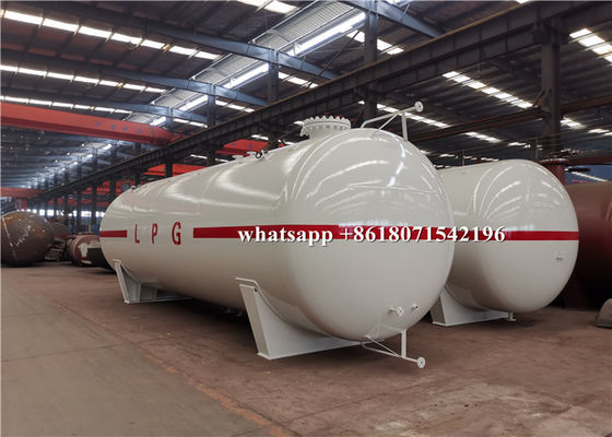 50CBM 50000 Liters LPG Bulk Storage Tank Carbon Steel Q345R Materials