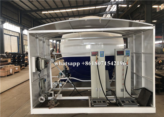 40000L Mobile LPG Bulk Storage Tank Custom Logo And Color With 2 Filling Scales