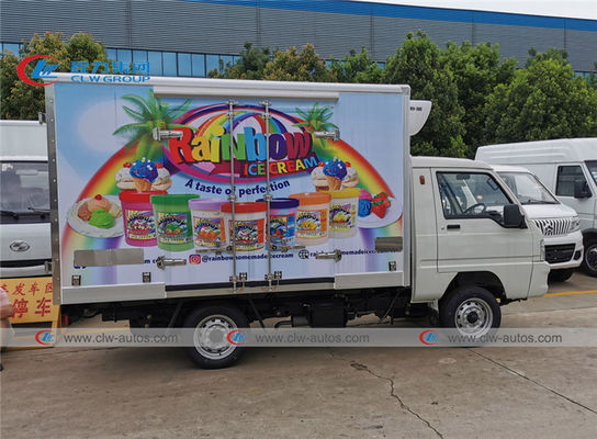 1000kg 90 Km/H Refrigerator Van Truck Ice Cream Delivery