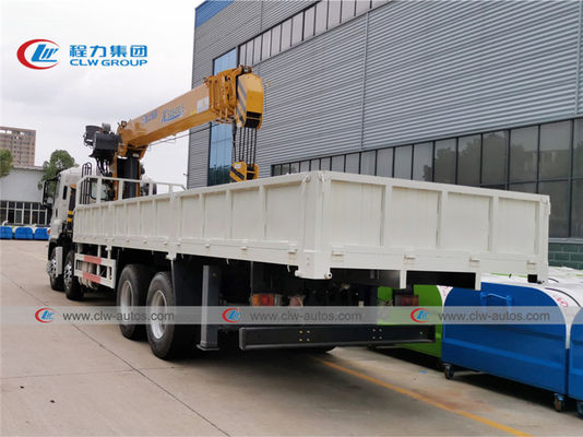 Isuzu Giga 16t Xcmg Straight Boom Crane With 8 Meter Cargo Box