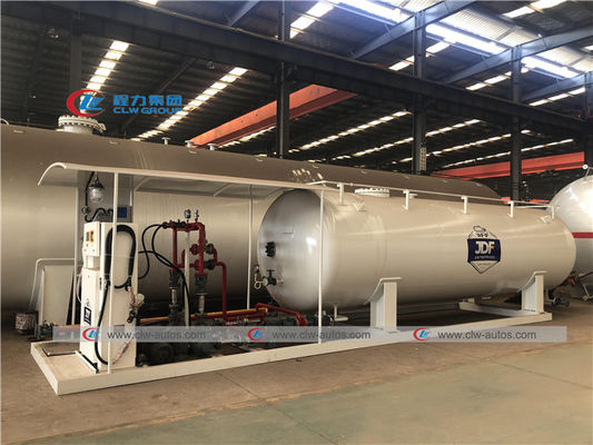 10 Tons 20000 Liters LPG Skid Station With Filling Scale