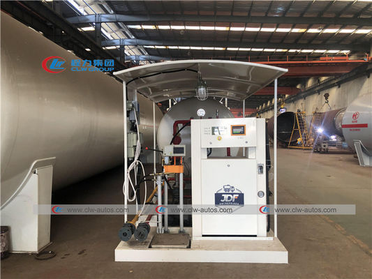 10 Tons 20000 Liters LPG Skid Station With Filling Scale