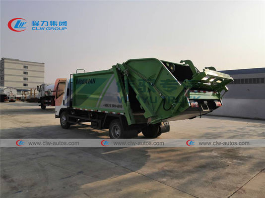 ISUZU 700P 4X2 6CBM Rear Loader Compressed Garbage Truck