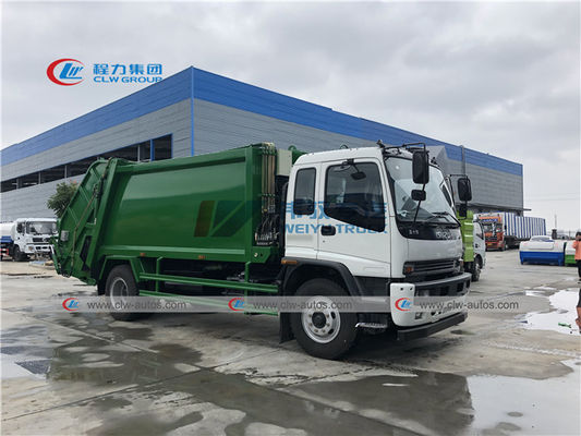 205HP ISUZU FTR 10T 12T Rubbish Compactor Truck