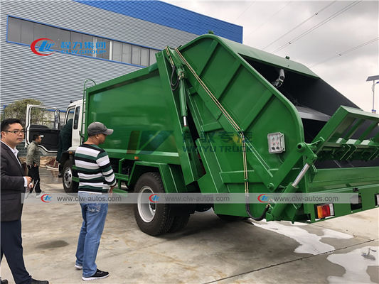 205HP ISUZU FTR 10T 12T Rubbish Compactor Truck