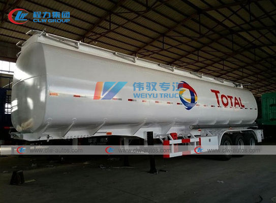 Total Standard 3 Axle 42CBM Oil Truck Trailer