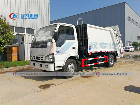 ISUZU 5 Tons Garbage Compactor Truck For Waste Management