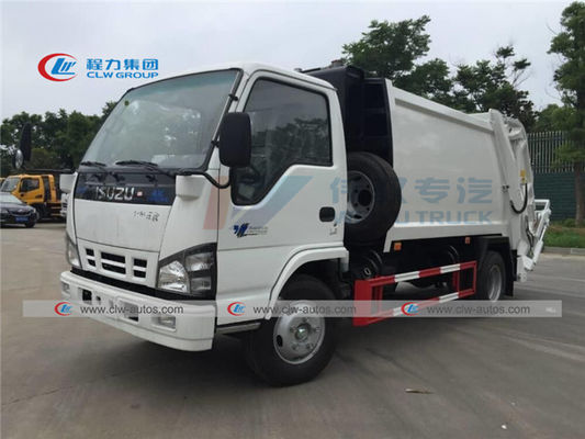 ISUZU 5 Tons Garbage Compactor Truck For Waste Management
