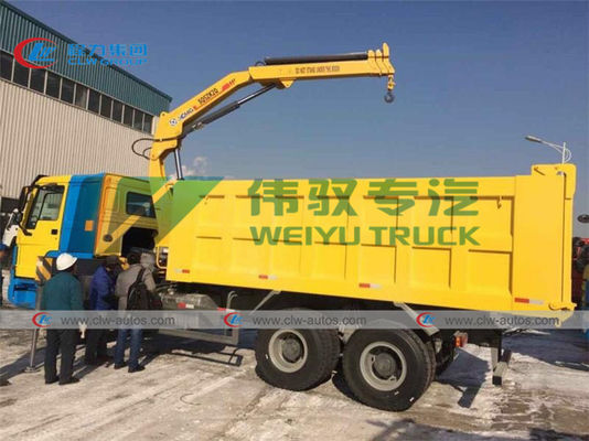 Howo 30T Tipper Truck Mounted Knuckle Boom Crane