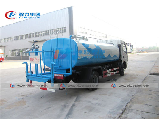 Anti Rust 4X2 Dongfeng 7CBM 8CBM Water Tank Truck