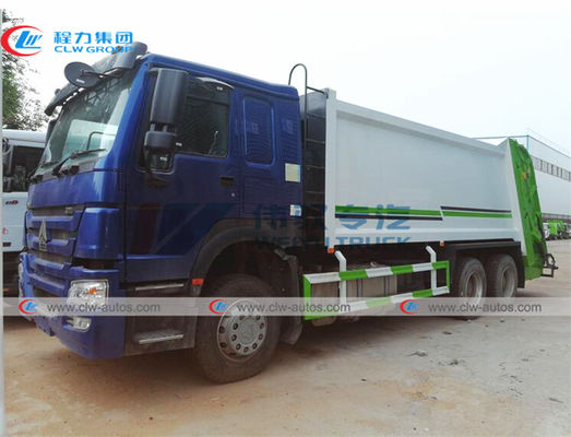 RHD Howo 18m3 20m3 Rear Loader Refuse Disposal Truck