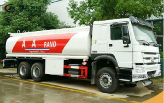 HOWO 6x4 20cbm Mobile Fuel Dispenser Truck With 12.00R20 Tire