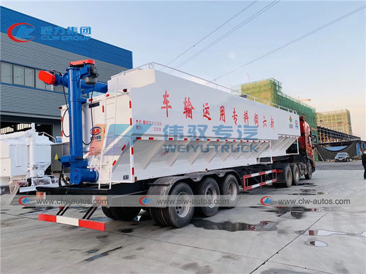 380V Electric Discharge System 20 Ton 25 Ton 30 Ton Bulk Feed Trailer