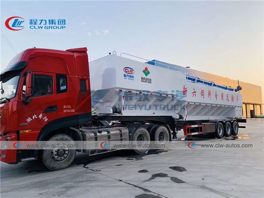 380V Electric Discharge System 20 Ton 25 Ton 30 Ton Bulk Feed Trailer