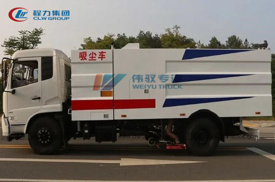 Dongfeng 9cbm Street Sweeper Vacuum Truck With 10.00R20 Tire