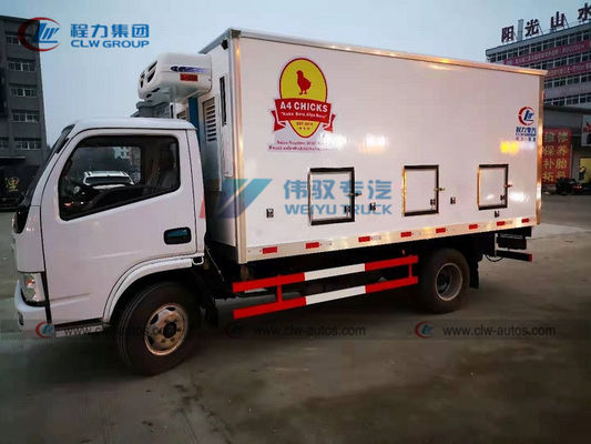 Dongfeng LHD Double Temperature Day Old Chicken Transport Truck