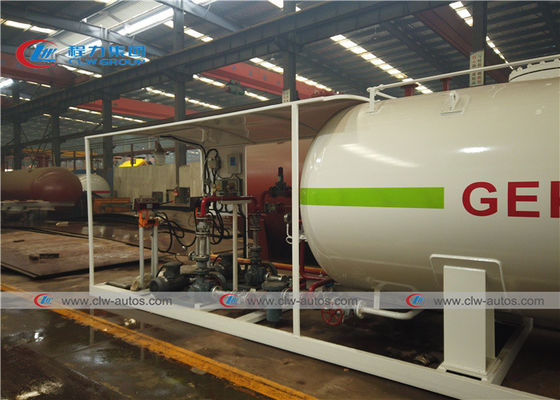 5300 gallon 20000L 10MT LPG mobile filling station 10tons LPG skid station for African market