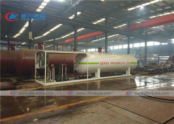 5300 gallon 20000L 10MT LPG mobile filling station 10tons LPG skid station for African market