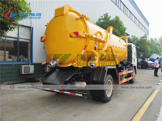 Howo 160HP 8m3 Vacuum Sewage Suction Truck With Diesel Engine