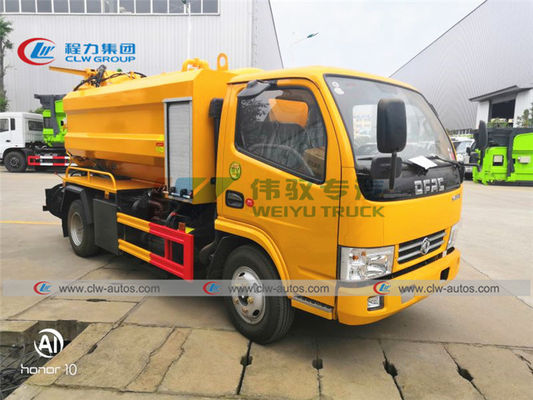 Dongfeng 4000L High Pressure Vacuum Septic Suction Truck