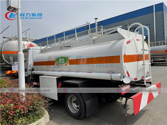 Euro V 5000L Dongfeng Fuel Delivery Tank Truck