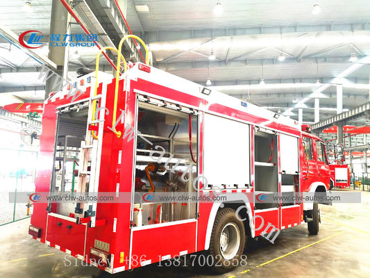 Dongfeng 4X4 Fire Fighting Truck With 6000L Water And Foam Tank