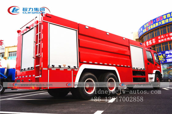 Isuzu Cxa 6X4 Left Hand Drive 10000L Fire Fighting Truck
