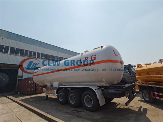 ASME Q345R 16.1 Bar 54000 Liters 25MT LPG Tanker Trailer