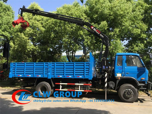 Dongfeng 6 Wheels 5T Truck Mounted Boom Crane
