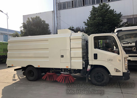 JMC 4X2 LHD Diesel Engine Vacuum Road Sweeper Truck