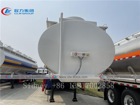 3 Axle 40CBM Q235 Carbon Steel Diesel Transport Truck Semi Trailer