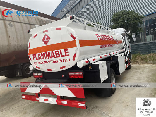5cbm Dongfeng Duolica 4x2 Fuel Transport Truck With Dispenser