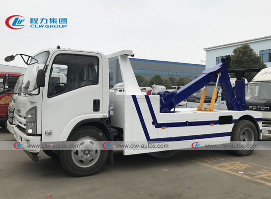 Small ISUZU 4x2 100HP 3T Road Recovery Wrecker Tow Truck
