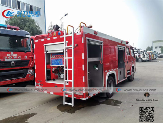 4000L Water Tank Dongfeng Duolicar 4x2 Fire Pumper Truck
