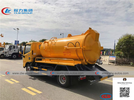 Dongfeng Duolicar 4x2 4000 Liters Vacuum Sewage Suction Truck