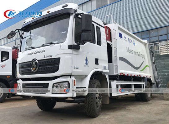 SHACMAN 4x2 6 Wheeler 14 16cbm Rear Loader Compressed Garbage Truck