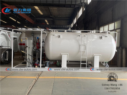 10000liters 5tons LPG Skid Station With Pump Motor LPG Dispenser