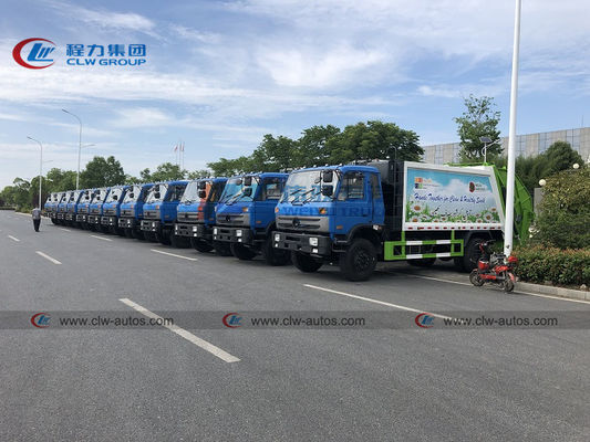 14m3 Trash Can Rear Loader Compressed Garbage Truck