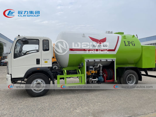 15m3 Right Hand Drive LPG Dispenser Truck LPG Refill Truck For Zambia