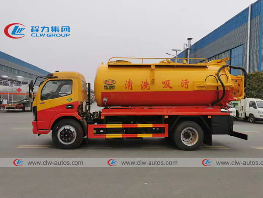 10000 Cbm Sewer Cleaning Truck Dongfeng 170HP Vacuum High Pressure Suction Truck